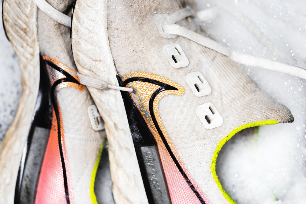 How to wash running shoes